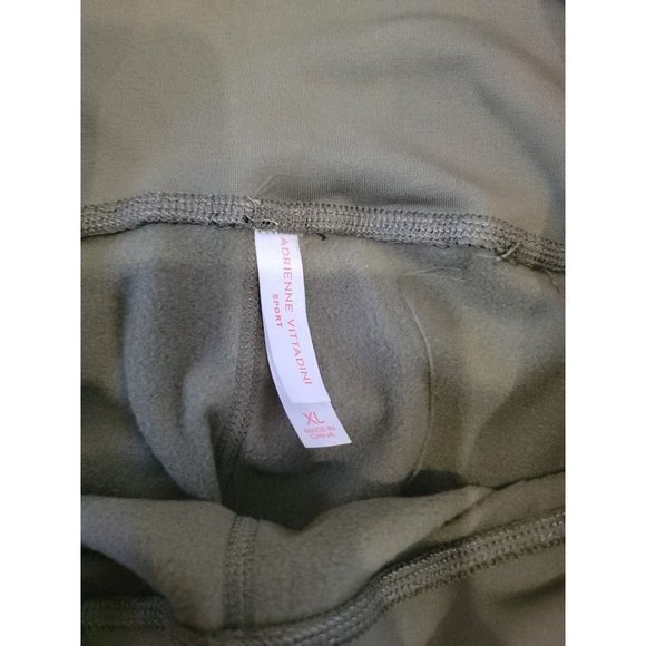 X-Large Green Leggings‎ Adrienne Vittadini 7/8 Ankle High Rise Waist Cozy Fleece - Picture 5 of 10